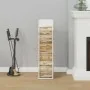 Leñero blanco 25x25x100 cm Acero laminado en frío von , Brennholztaschen und -halter - Ref: Foro24-864268, Preis: 51,45 €, Ra...