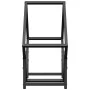 Leñero negro 50x25x50 cm Acero laminado en frío von , Brennholztaschen und -halter - Ref: Foro24-864275, Preis: 31,05 €, Raba...