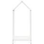 Leñero blanco 40x25x90 cm Acero laminado en frío de , Bolsas y soportes de leña - Ref: Foro24-864296, Precio: 41,15 €, Descue...
