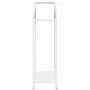 Leñero blanco 40x25x90 cm Acero laminado en frío de , Bolsas y soportes de leña - Ref: Foro24-864296, Precio: 41,15 €, Descue...