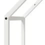 Leñero blanco 40x25x90 cm Acero laminado en frío de , Bolsas y soportes de leña - Ref: Foro24-864296, Precio: 41,15 €, Descue...