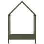 Leñero verde oliva 40x25x60 cm Acero laminado en frío de , Bolsas y soportes de leña - Ref: Foro24-864294, Precio: 32,59 €, D...
