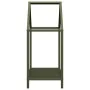 Leñero verde oliva 40x25x60 cm Acero laminado en frío de , Bolsas y soportes de leña - Ref: Foro24-864294, Precio: 32,59 €, D...