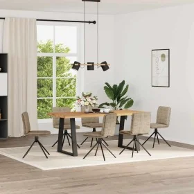 Sillas de comedor 6 uds. Cuero sintético gris claro von , Essstühle - Ref: Foro24-3315649, Preis: 329,52 €, Rabatt: %
