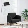 Sillón con reposabrazos Terciopelo negro 54 cm de , Sillones - Ref: Foro24-4100583, Precio: 112,52 €, Descuento: %