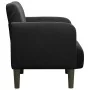 Sillón con reposabrazos Terciopelo negro 54 cm de , Sillones - Ref: Foro24-4100583, Precio: 112,52 €, Descuento: %