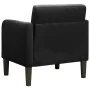 Sillón con reposabrazos Terciopelo negro 54 cm de , Sillones - Ref: Foro24-4100583, Precio: 112,52 €, Descuento: %