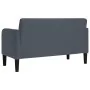 Sofá Loveseat gris oscuro 109 cm terciopelo von , Sofas - Ref: Foro24-4100588, Preis: 179,24 €, Rabatt: %