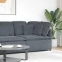 Sofá modular de esquina con cojines gris oscuro 100 cm de , Unidades para sofás seccionales - Ref: Foro24-4104460, Precio: 22...