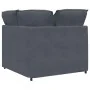 Sofá modular de esquina con cojines gris oscuro 100 cm de , Unidades para sofás seccionales - Ref: Foro24-4104460, Precio: 22...