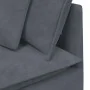 Sofá modular de esquina con cojines gris oscuro 100 cm de , Unidades para sofás seccionales - Ref: Foro24-4104460, Precio: 22...