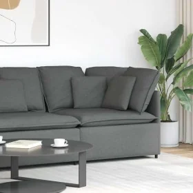Sofá modular de esquina con cojines gris oscuro 100 cm by , Unidades para sofás seccionales - Ref: Foro24-4104448, Price: 214...
