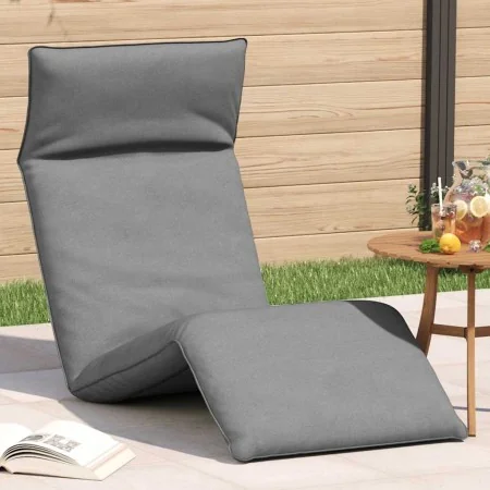 Tumbona plegable gris 175x54x8,5 cm tejido oxford by , Loungers - Ref: Foro24-4019747, Price: 89,94 €, Discount: %