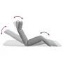 Tumbona plegable gris 175x54x8,5 cm tejido oxford by , Loungers - Ref: Foro24-4019747, Price: 89,94 €, Discount: %