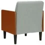 Sillón con reposabrazos Terciopelo Gris Claro 55 cm by , Armchairs - Ref: Foro24-4100595, Price: 145,97 €, Discount: %