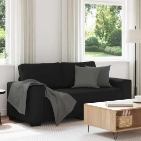 Sofá 2 plazas Tela Negro 140 cm von , Sofas - Ref: Foro24-4105168, Preis: 218,78 €, Rabatt: %
