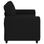 Sofá 2 plazas Tela Negro 140 cm by , Sofas - Ref: Foro24-4105168, Price: 218,78 €, Discount: %
