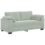 Sofá Loveseat gris claro 140 cm terciopelo von , Sofas - Ref: Foro24-4105267, Preis: 228,24 €, Rabatt: %