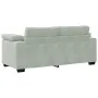 Sofá Loveseat gris claro 140 cm terciopelo von , Sofas - Ref: Foro24-4105267, Preis: 228,24 €, Rabatt: %