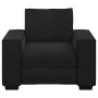 Sillón de terciopelo negro 60 cm by , Sofas - Ref: Foro24-4105005, Price: 170,91 €, Discount: %