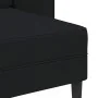 Sofá de 2 plazas con chaise longue en forma L negra 125cm by , Sofas - Ref: Foro24-4107063, Price: 259,81 €, Discount: %
