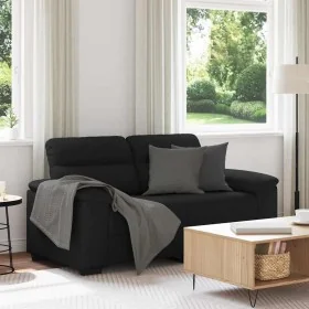Sofá 2 plazas Tela Negro 120 cm by , Sofas - Ref: Foro24-4105299, Price: 216,77 €, Discount: %