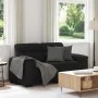 Sofá 2 plazas Tela Negro 120 cm by , Sofas - Ref: Foro24-4105299, Price: 216,77 €, Discount: %