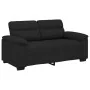 Sofá 2 plazas Tela Negro 120 cm by , Sofas - Ref: Foro24-4105299, Price: 216,77 €, Discount: %