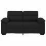 Sofá 2 plazas Tela Negro 120 cm by , Sofas - Ref: Foro24-4105299, Price: 216,77 €, Discount: %