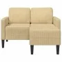 Sofá de 2 plazas con chaise longue en forma L verde gris 125 cm by , Sofas - Ref: Foro24-4107080, Price: 213,09 €, Discount: %