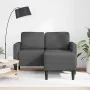 Sofá de 2 plazas con chaise longue en forma L gris oscuro 125cm by , Sofas - Ref: Foro24-4107077, Price: 259,67 €, Discount: %