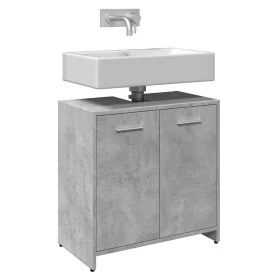 Armario lavabo baño madera ingeniería gris hormigón 60x33x60 cm von , Badezimmermöbel - Ref: Foro24-856038, Preis: 44,82 €, R...