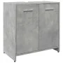 Armario lavabo baño madera ingeniería gris hormigón 60x33x60 cm by , Bathroom furniture - Ref: Foro24-856038, Price: 48,10 €,...