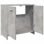 Armario lavabo baño madera ingeniería gris hormigón 60x33x60 cm by , Bathroom furniture - Ref: Foro24-856038, Price: 48,10 €,...