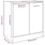 Armario lavabo baño madera ingeniería gris hormigón 60x33x60 cm by , Bathroom furniture - Ref: Foro24-856038, Price: 48,10 €,...