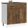 Mueble bajo de cocina Kalmar de madera ingeniería roble ahumado von , Küchenschränke - Ref: Foro24-853502, Preis: 101,25 €, R...