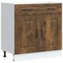 Mueble bajo de cocina Kalmar de madera ingeniería roble ahumado von , Küchenschränke - Ref: Foro24-853502, Preis: 101,25 €, R...