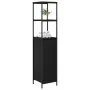 Mueble de baño con estantes roble negro 36x35x165 cm by , bathroom vanities - Ref: Foro24-861907, Price: 75,02 €, Discount: %