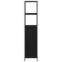 Mueble de baño con estantes roble negro 36x35x165 cm by , bathroom vanities - Ref: Foro24-861907, Price: 75,02 €, Discount: %