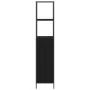 Mueble de baño con estantes roble negro 36x35x165 cm by , bathroom vanities - Ref: Foro24-861907, Price: 75,02 €, Discount: %