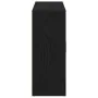 Aparador roble negro 91x29,5x75 cm madera de ingeniería de , Aparadores - Ref: Foro24-862003, Precio: 93,36 €, Descuento: %