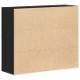 Aparador roble negro 91x29,5x75 cm madera de ingeniería de , Aparadores - Ref: Foro24-862003, Precio: 93,36 €, Descuento: %