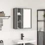 Mueble de baño de pared con espejo gris Sonoma 50x21x60 cm von , Badezimmerwaschtische - Ref: Foro24-861905, Preis: 62,65 €, ...