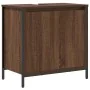 Mueble de baño con lavabo de roble marrón 60x34,5x60 cm von , Badezimmerwaschtische - Ref: Foro24-861896, Preis: 63,63 €, Rab...