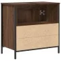 Mueble de baño con lavabo de roble marrón 60x34,5x60 cm von , Badezimmerwaschtische - Ref: Foro24-861896, Preis: 63,63 €, Rab...