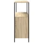 Mueble de baño con estantes roble Sonoma 76,5x35x95 cm by , bathroom vanities - Ref: Foro24-861918, Price: 75,90 €, Discount: %
