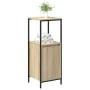 Mueble de baño con estantes roble Sonoma 36x35x95 cm de , Tocadores de baño - Ref: Foro24-861913, Precio: 50,47 €, Descuento: %
