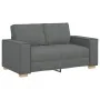 Juego de sofás con cojines 2 piezas tela gris oscuro by , Sofas - Ref: Foro24-3324692, Price: 467,07 €, Discount: %