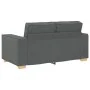 Juego de sofás con cojines 2 piezas tela gris oscuro by , Sofas - Ref: Foro24-3324692, Price: 467,07 €, Discount: %