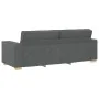 Juego de sofás con cojines 2 piezas tela gris oscuro by , Sofas - Ref: Foro24-3324692, Price: 467,07 €, Discount: %